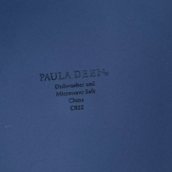 Whitaker Bluebell by PAULA DEEN 8” Salad Plates Set of 4 - Picture 3 of 7